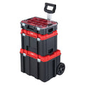 VERSASTACK 17-in W x 30.9-in H x 20.15-in D Red and Black Plastic/Metal Rolling Tool Box